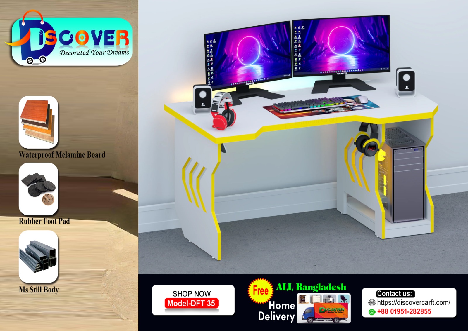 minimal gaming table